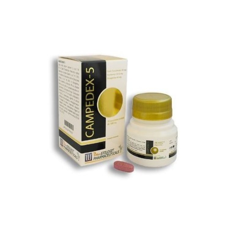 Campedex-5 Bio Stilogit Pharmaceuticals 15 Compresse Ovoidali