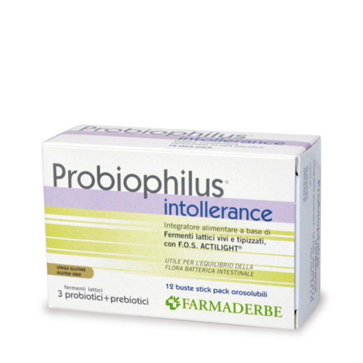 Probiophilus Intollerance Farmaderbe 12 Bustine