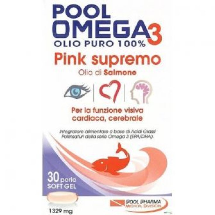 Pool Omega3 Pink Supremo Pool Pharma 30 Perle