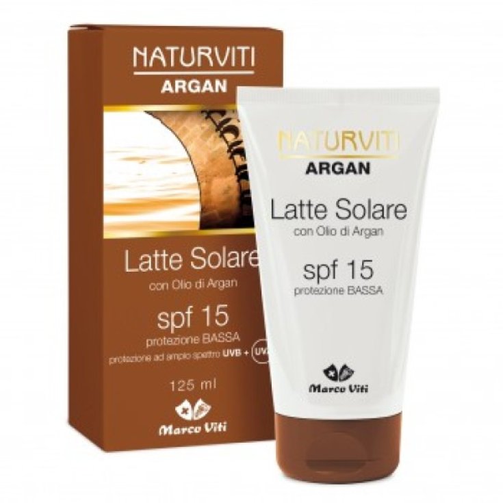 Argan Latte Solare Spf15 Marco Viti 125ml