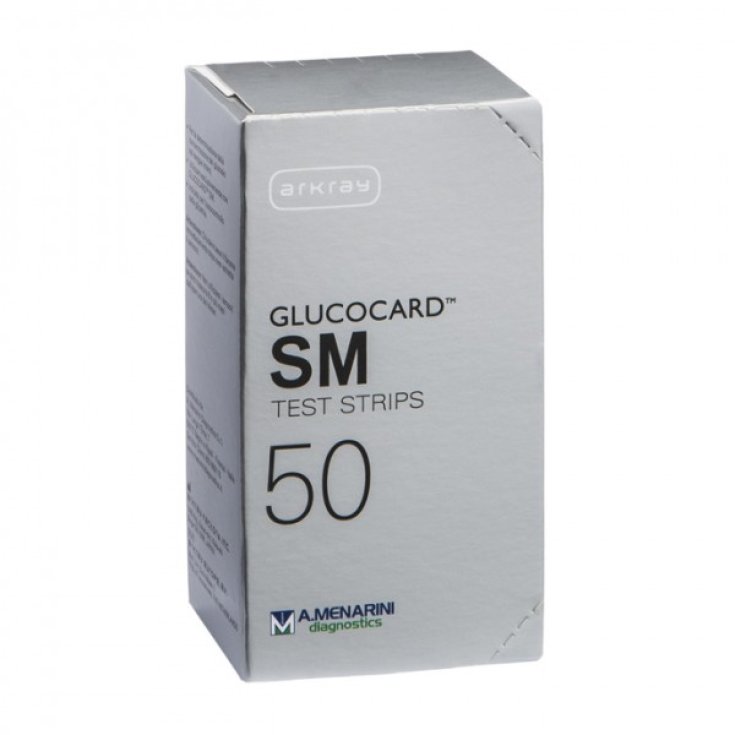 Glucocard SM A.Menarini Diagnostics 50 Test Strips