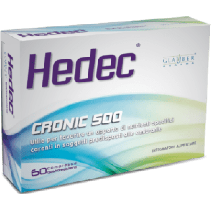 Hedec Cronic 500 Glauber Pharma 60 Compresse