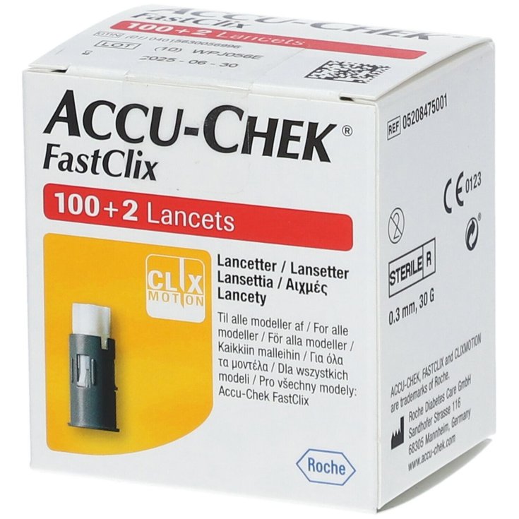 Accu-Chek Fastclix 100+2 Lancette