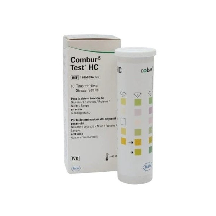 Combur 5 Test Hc Roche 10 Strisce Reattive