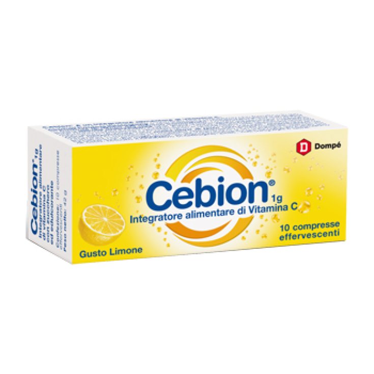Cebion 1g  Vitamina C Limone 10 Compresse Effervescenti