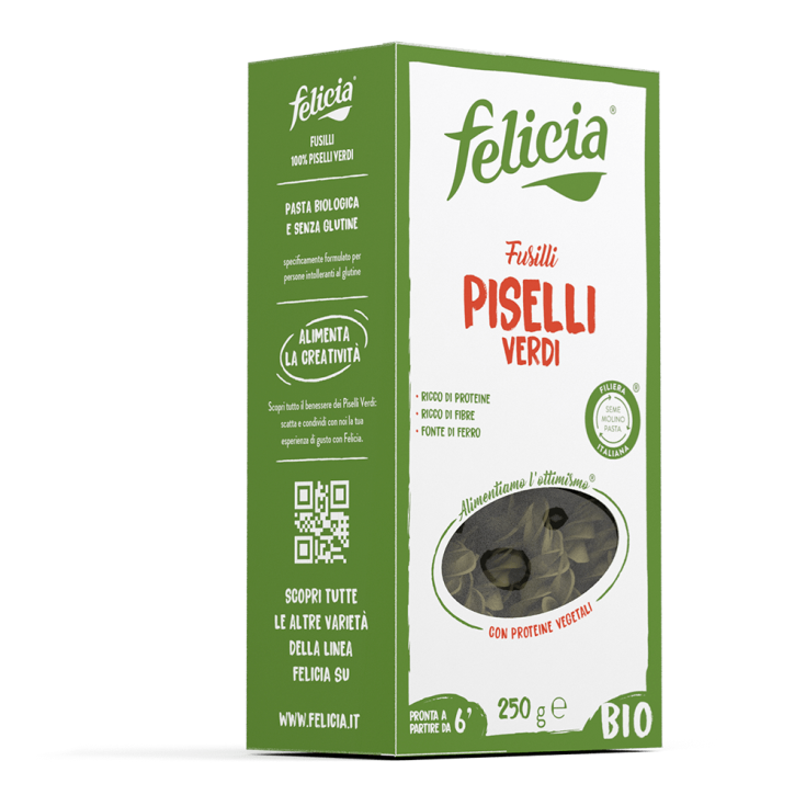 Fusilli di Piselli Verdi Felicia 250g