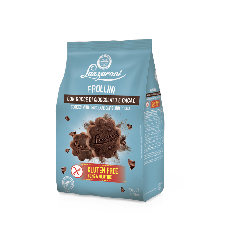 Frollini Con Gocce Di Cioccolato E Cacao Lazzaroni 200g