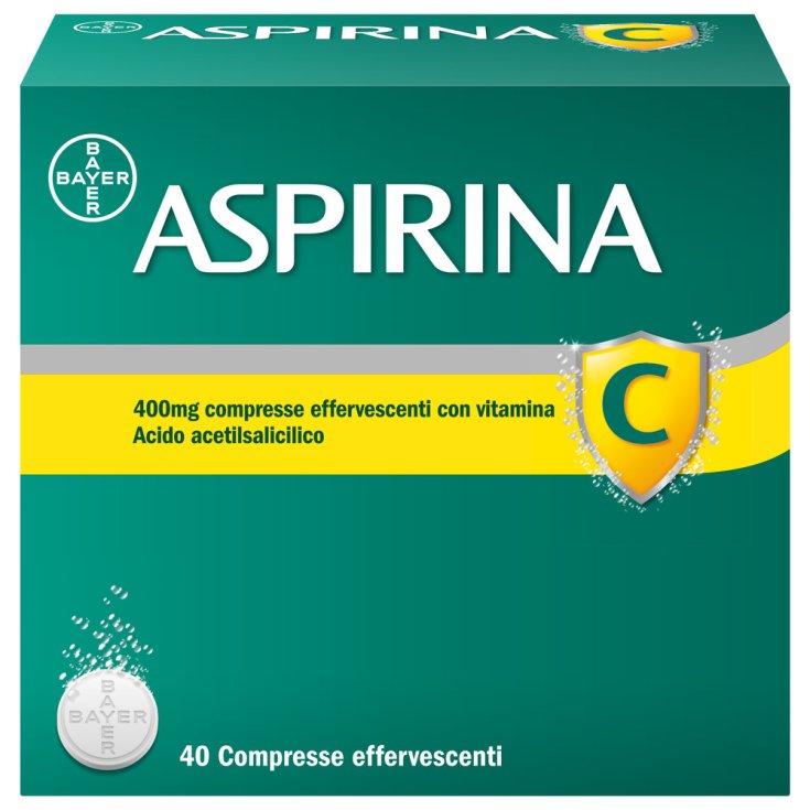 Aspirina C 400mg + 240mg Bayer 40 Compresse