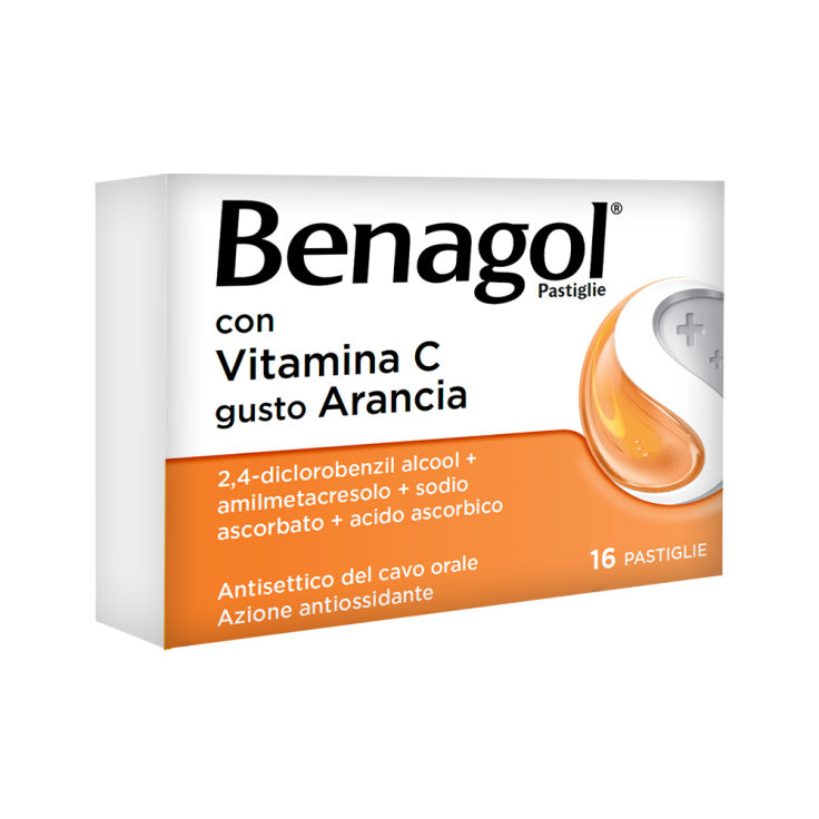 Benagol® Con Vitamina C Gusto Arancia 16 Pastiglie