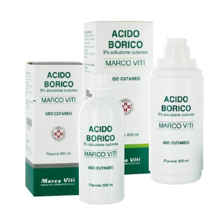 Acido Borico Marco Viti 3% Soluzione Cutanea 200ml
