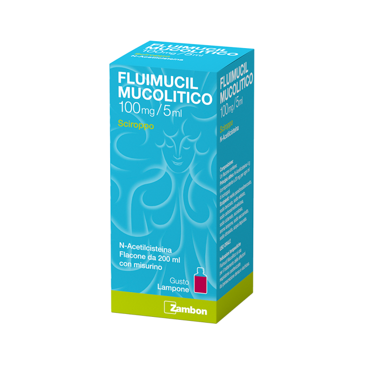 Fluimucil Mucolitico 100ml/5ml Zambon Sciroppo 200ml