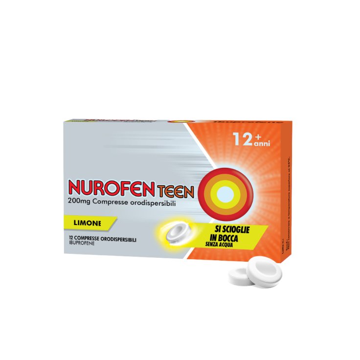 Nurofenteen 200 mg 12 Compresse al Limone Ibuprofene
