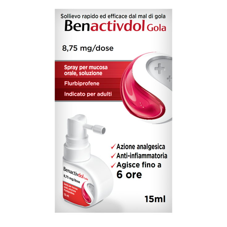 Benactivdol Gola 8,75mg Spray Mucosa Orale 15ml