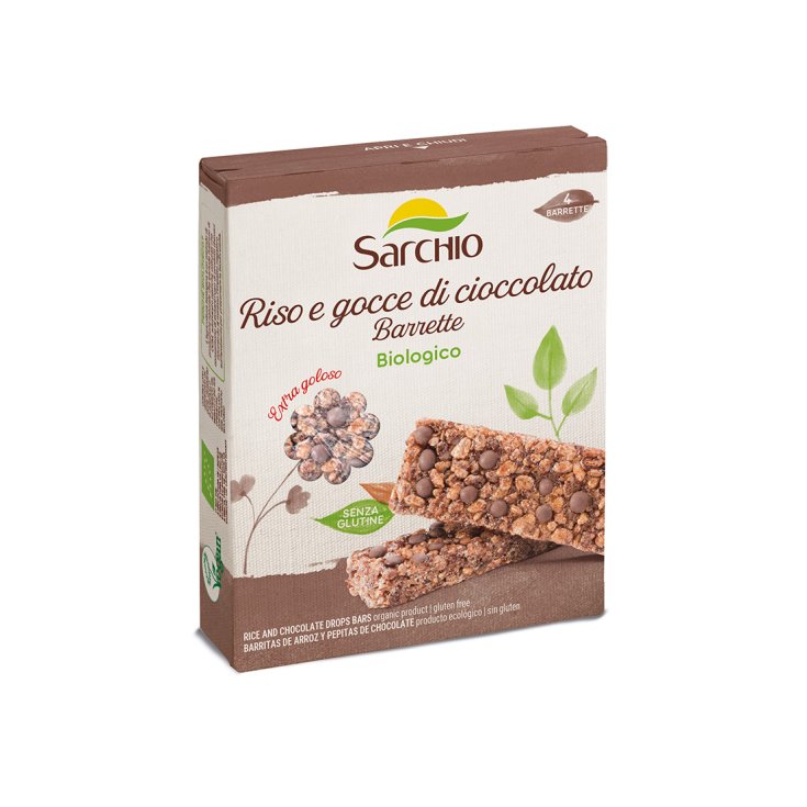 Barrette Riso E Gocce Di Cioccolato Sarchio 80g