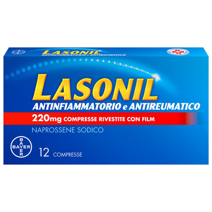 Lasonil Antinfiammatorio E Antireumatico 220mg Bayer 12 Compresse Rivestite