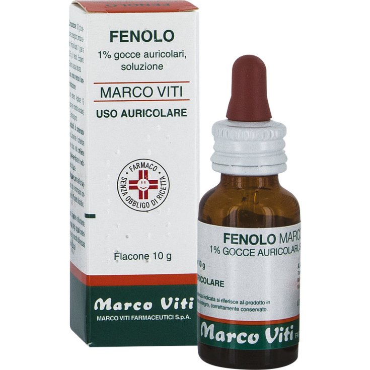 Fenolo 1% Marco Viti Gocce Auricolari 10ml