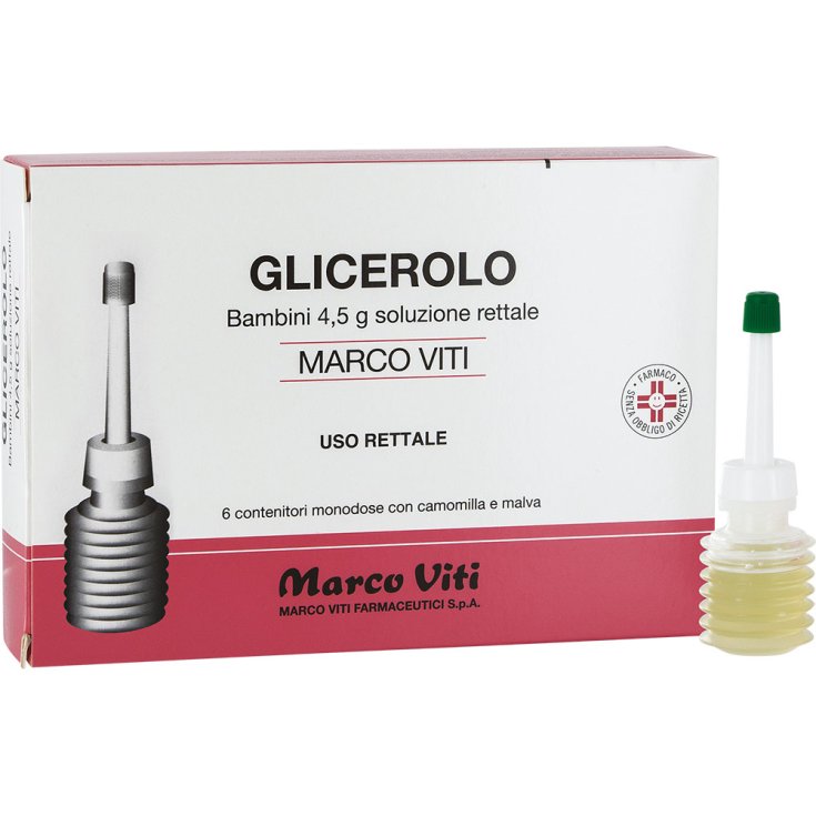 Glicerolo Marco Viti Bambini 4,5g 6 Monodose