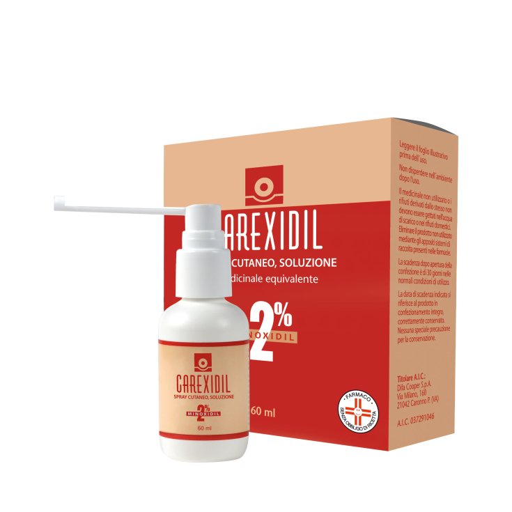 Carexidil 2%  Spray Cutaneo Dispositivo Medico 60ml