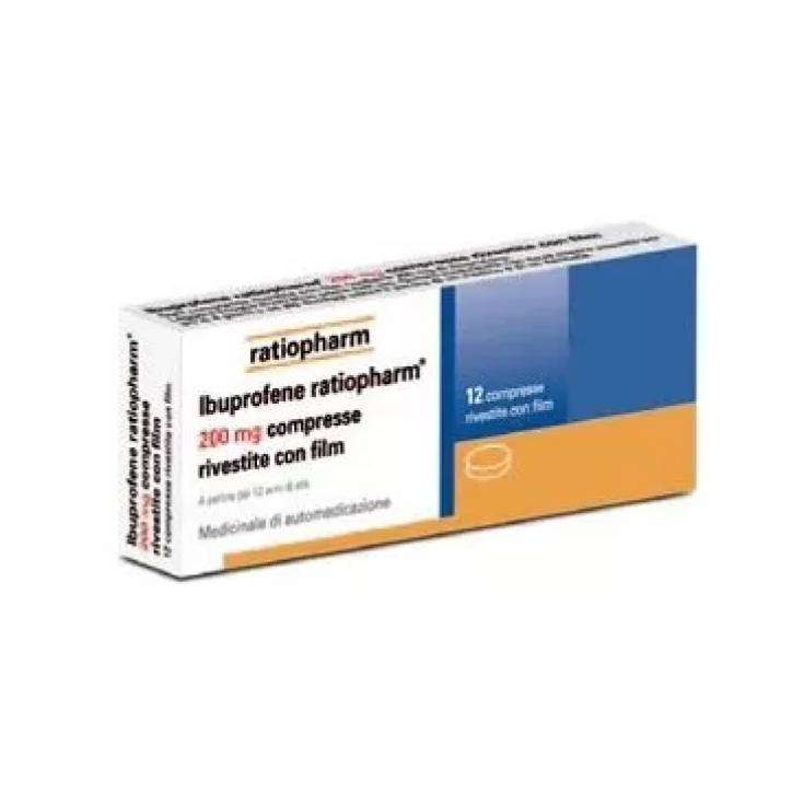 Ibuprofene 200mg RatioPharm 12 Compresse Rivestite