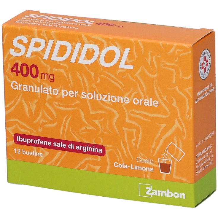 Spididol 400mg Cola Limone Zambon 12 Bustine