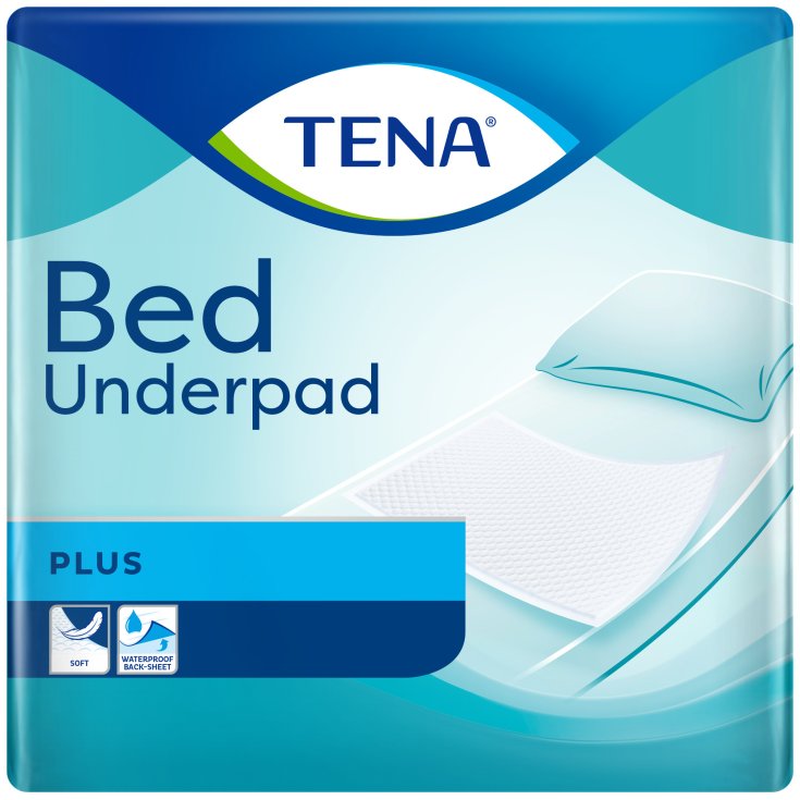 Tena Bed Plus Protezione Per Il Letto 75x60cm 35 Pezzi