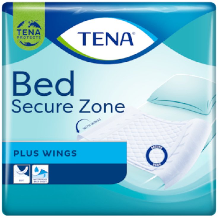 Bed Secure Zone Plus Wings 80x180cm Tena 20 Pezzi