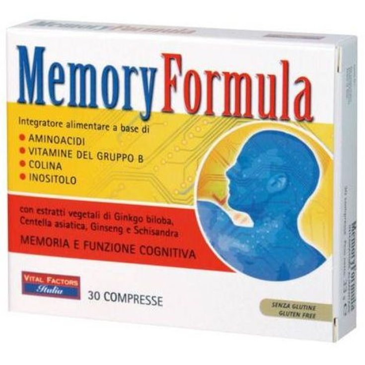 Memory Formula Integratore Alimentare 30 Compresse