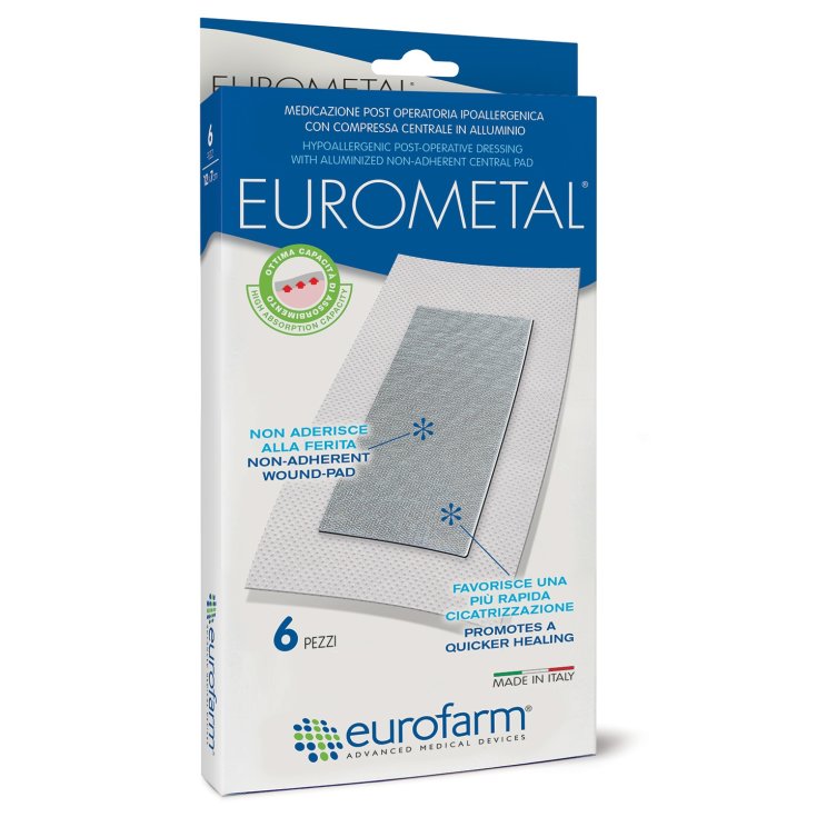 Eurometal 15 x 8cm Eurofarm 6 Medicazioni