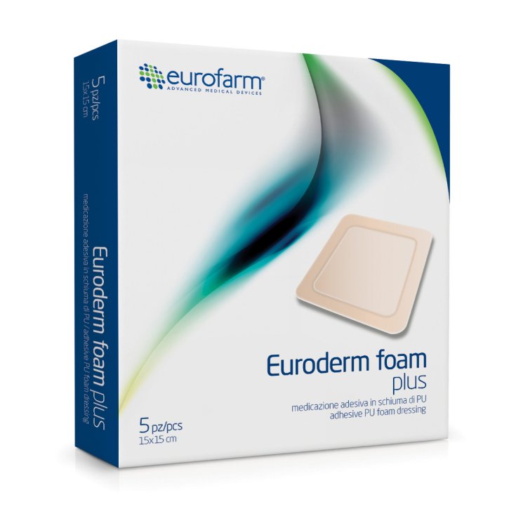 Euroderm Foam Plus 15x15cm Eurofarm 5 Medicazioni