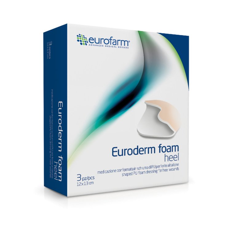 Euroderm Foam Heel 12x13cm Eurofarm 3 Medicazioni 