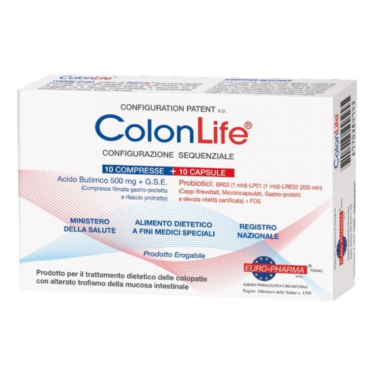 ColonLife Euro Pharma 10 Compresse + 10 Capsule