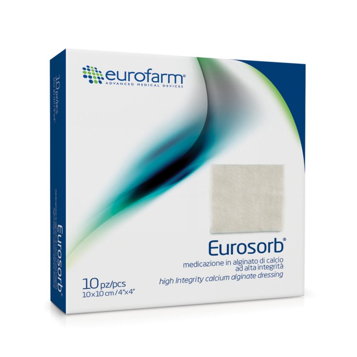 Eurosorb 10x10cm Eurofarm 10 Medicazioni