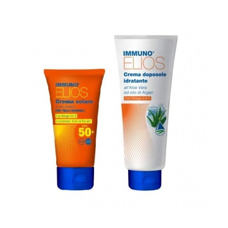 Immuno Elios Crema SPF50+ Pelli Sensibili e Doposole Idratante Morgan Pharma