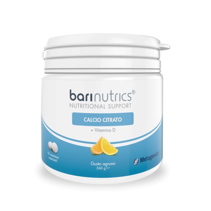 BariNutrics Calcio Citrato + Vitamina D Metagenics 90 Compresse Masticabili