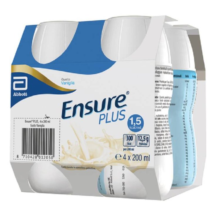 Ensure PLUS Vaniglia Abbott 4x200ml