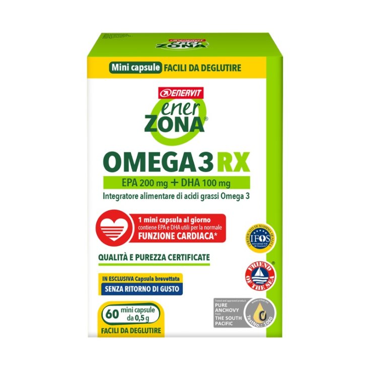 EnerZona Omega 3 Rx Enervit 60 Minicapsule Da 0,5g