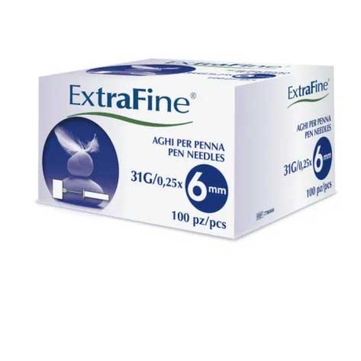 Extrafine® Aghi Penna 31G x 6mm 100 Pezzi
