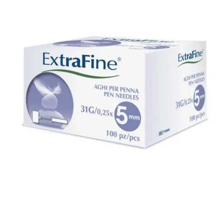 Extrafine® Aghi Penna 31G x 5mm 100 Pezzi