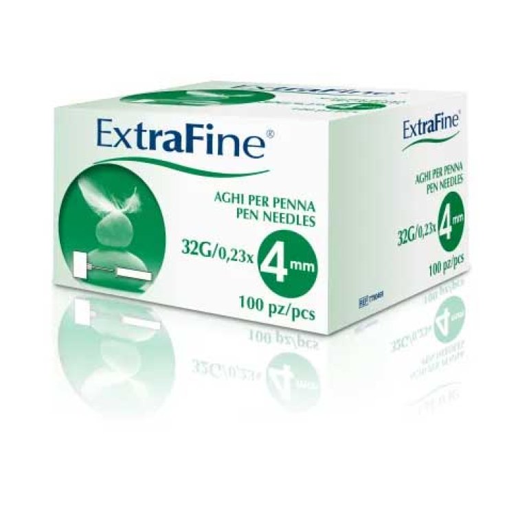 Extrafine® Aghi Penna 32G x 4mm 100 Pezzi