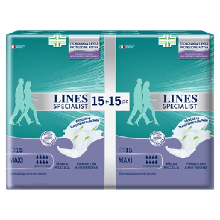 Pannoloni A Mutandina Maxi Piccola Lines Specialist 30 Pezzi