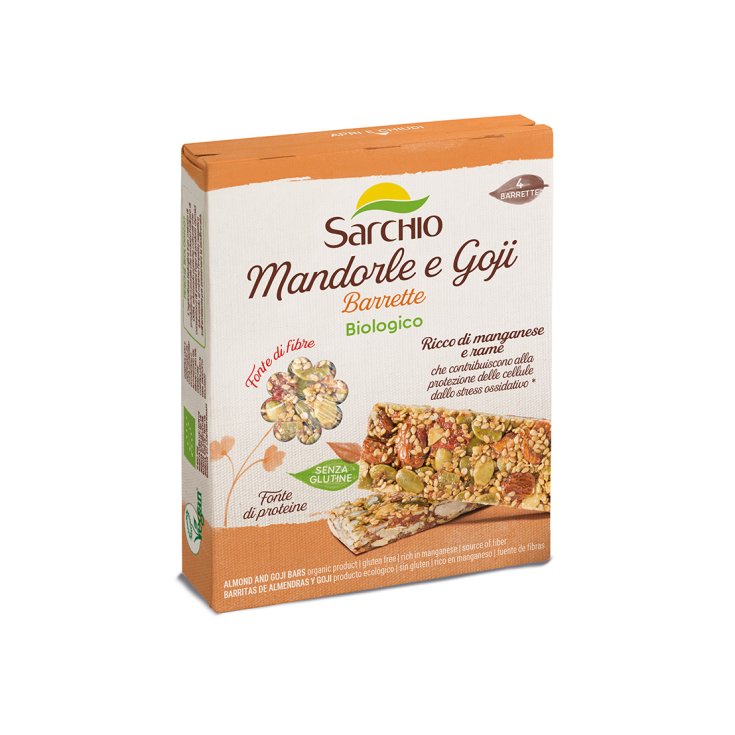 Barrette Mandorle e Goji Sarchio 80g