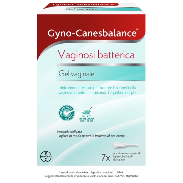 Gyno-Canesbalance Gel 7 Applicatori Monouso per Vaginosi Batterica