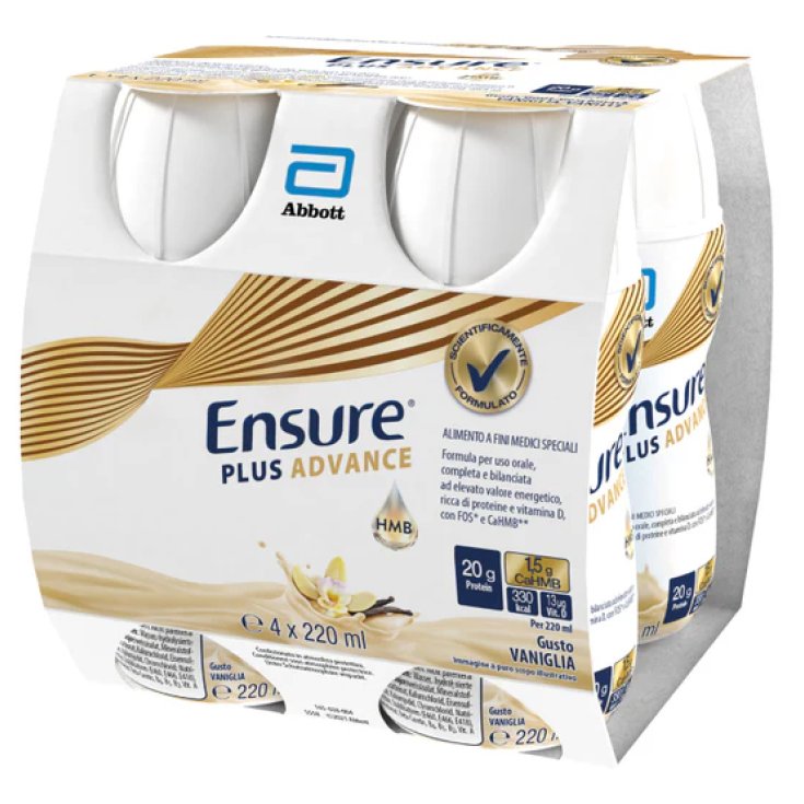 Ensure Plus Advance Vaniglia Abbott 4x220ml