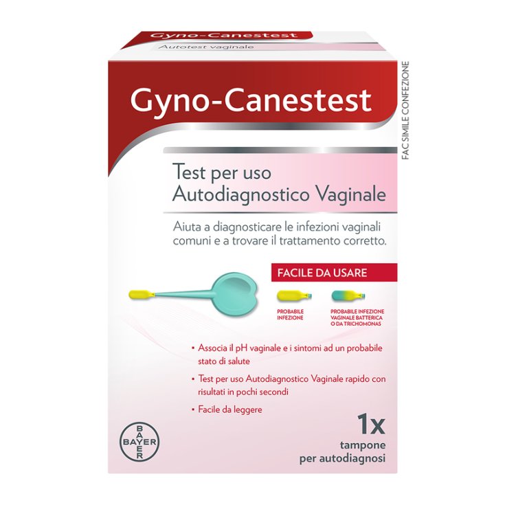 Gyno-Canestest Autotest Vaginale 1 Tampone Per Autodiagnosi Infezioni