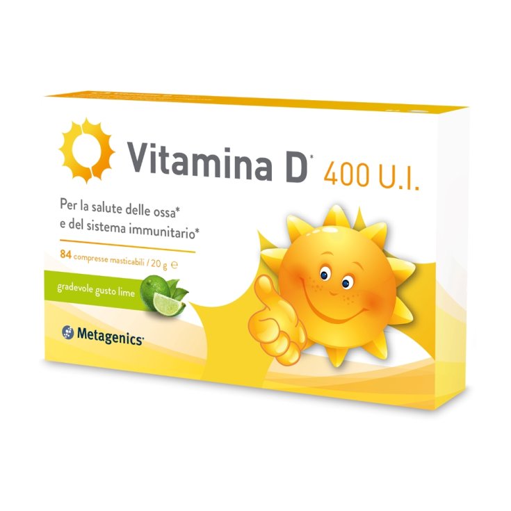 Vitamina D 400 U.I. Metagenics  84 Compresse Masticabili