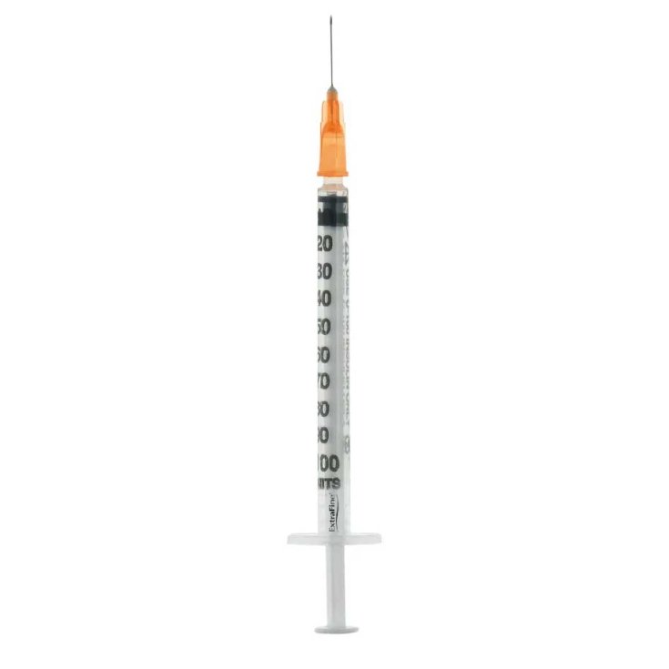 Extrafine Siringa Insulina 1ml G25 Ago Removibile
