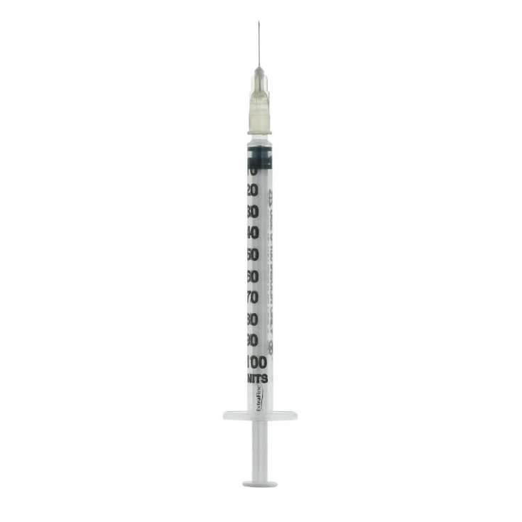 Extrafine Siringa Insulina 1ml G27 Ago Rimovibile
