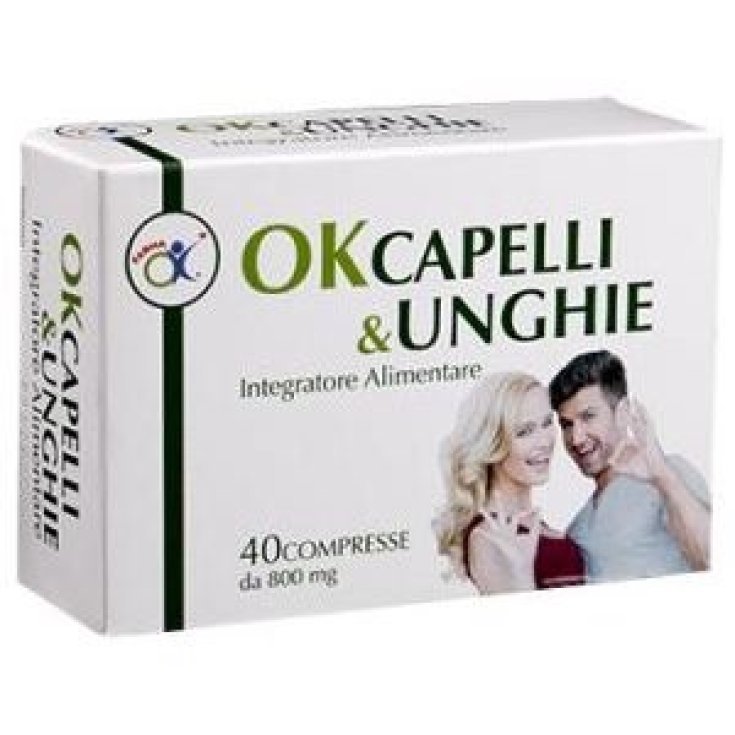 Ok Capelli & Unghie Farmaok 40 Compresse Ok Capelli & Unghie Farmaok 40 Compresse