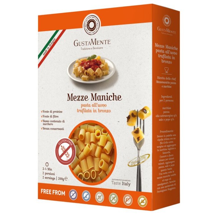 Mezze Maniche all'Uovo Trafilate al Bronzo GustaMente 200g