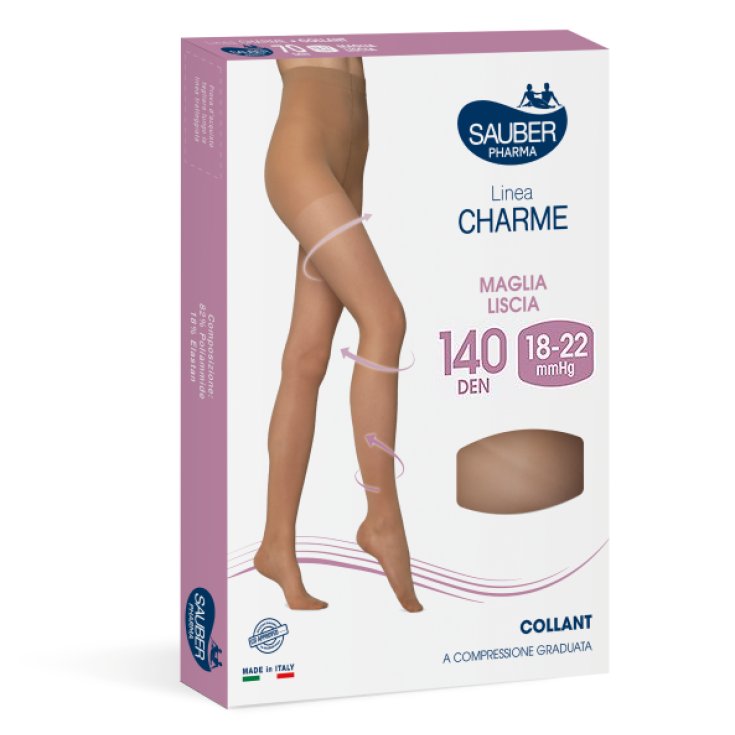 Linea Charme 140D Collant Neutro Tg.3 Sauber